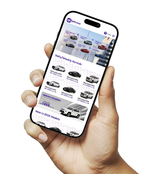 Quick Lease mobile app showcase